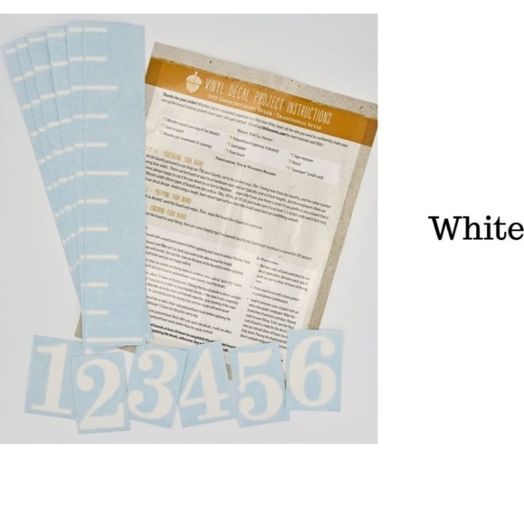DIY Vinyl Growth Chart Ruler Decal Kit, Large #s - Picture 1 of 4